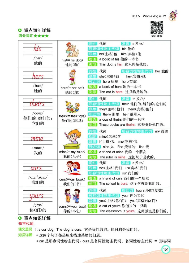 七彩课堂人教版英语5年级学生用书_26春四年级上下册人教版_四上英语合集人教版PEP英语四年级上册新教材（教学视频+课件+动画+音频+练习+教案）_17练习资料_《七彩课堂精品教辅》