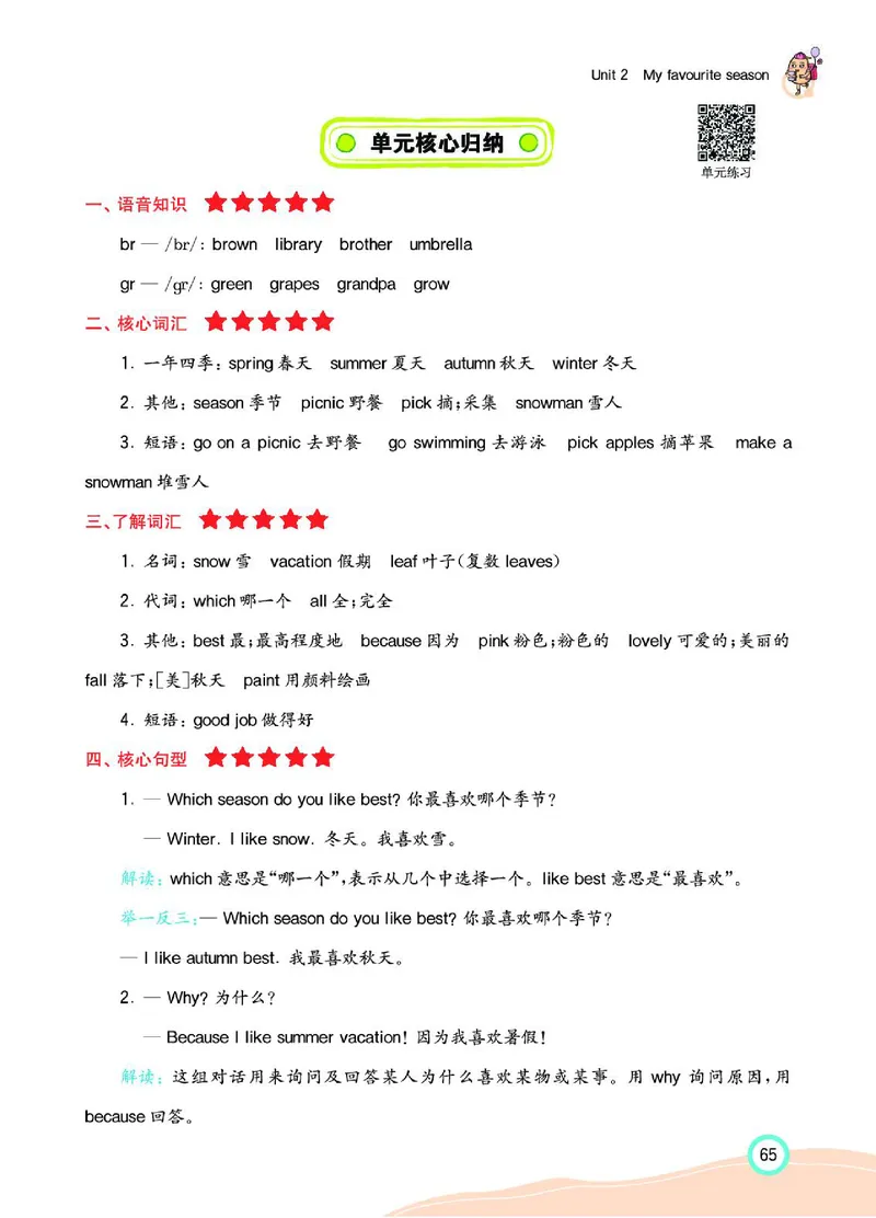七彩课堂人教版英语5年级学生用书_26春四年级上下册人教版_四上英语合集人教版PEP英语四年级上册新教材（教学视频+课件+动画+音频+练习+教案）_17练习资料_《七彩课堂精品教辅》