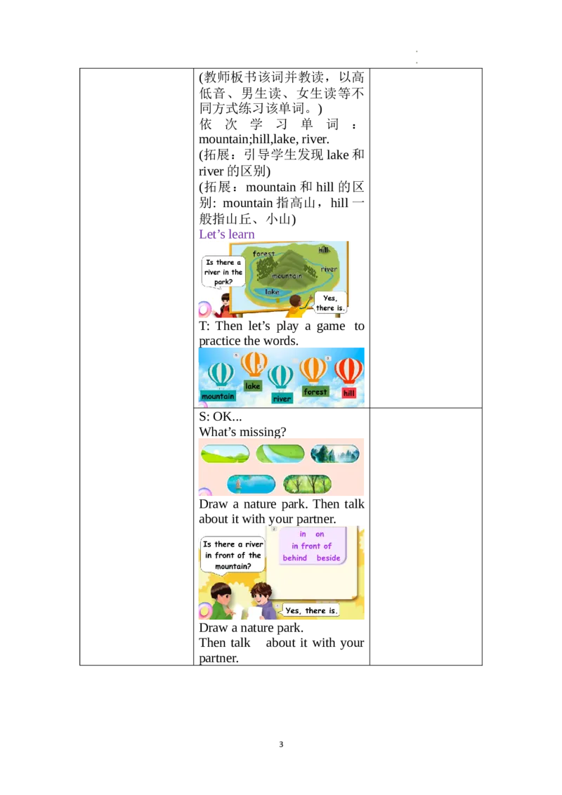 Unit6第2课时PartALet&rsquo;slearn&Drawandsay_26春四年级上下册人教版_四上英语合集人教版PEP英语四年级上册新教材（教学视频+课件+动画+音频+练习+教案）_19同步教案课件_人教pep3