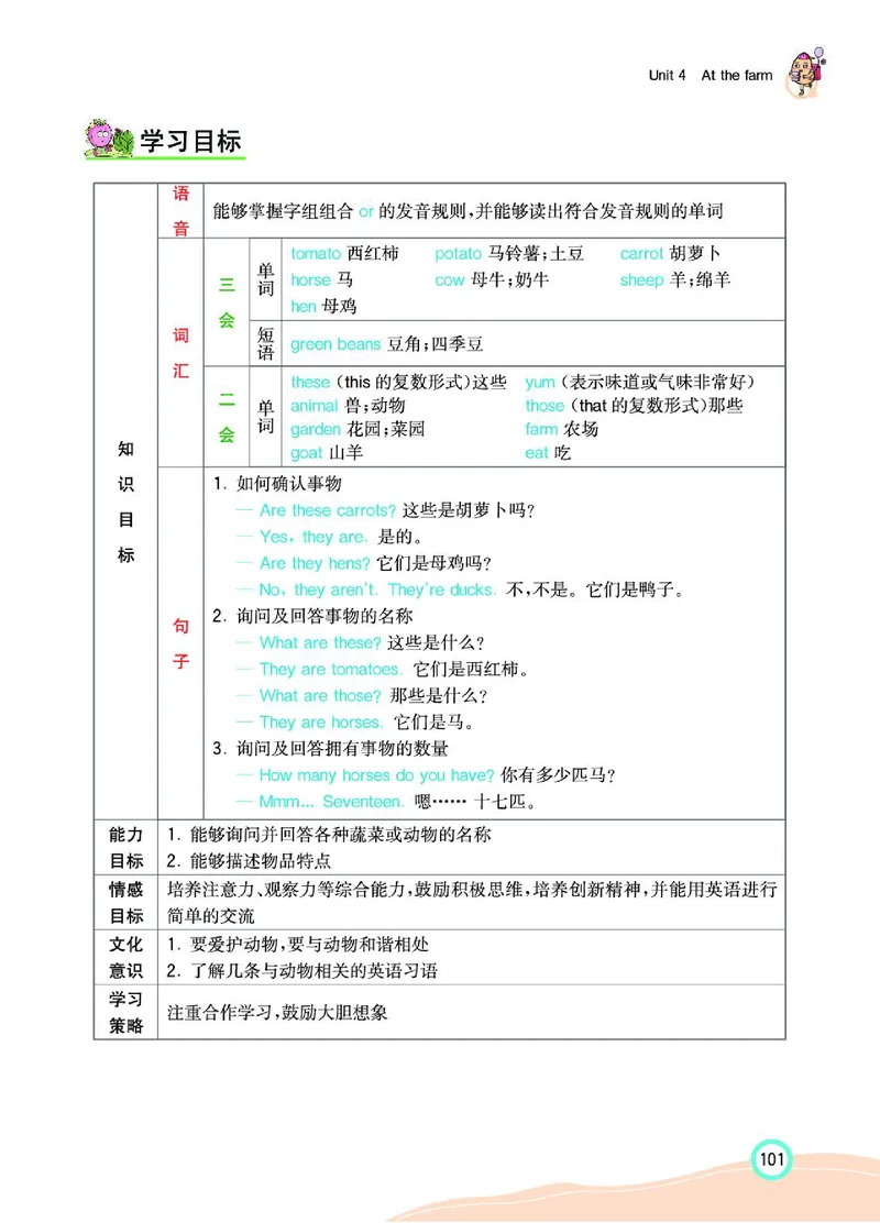 七彩课堂人教版英语4年级学生用书_26春四年级上下册人教版_四上英语合集人教版PEP英语四年级上册新教材（教学视频+课件+动画+音频+练习+教案）_17练习资料_《七彩课堂精品教辅》