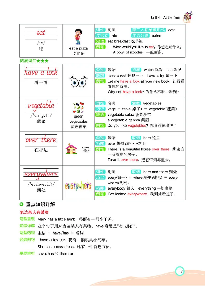 七彩课堂人教版英语4年级学生用书_26春四年级上下册人教版_四上英语合集人教版PEP英语四年级上册新教材（教学视频+课件+动画+音频+练习+教案）_17练习资料_《七彩课堂精品教辅》
