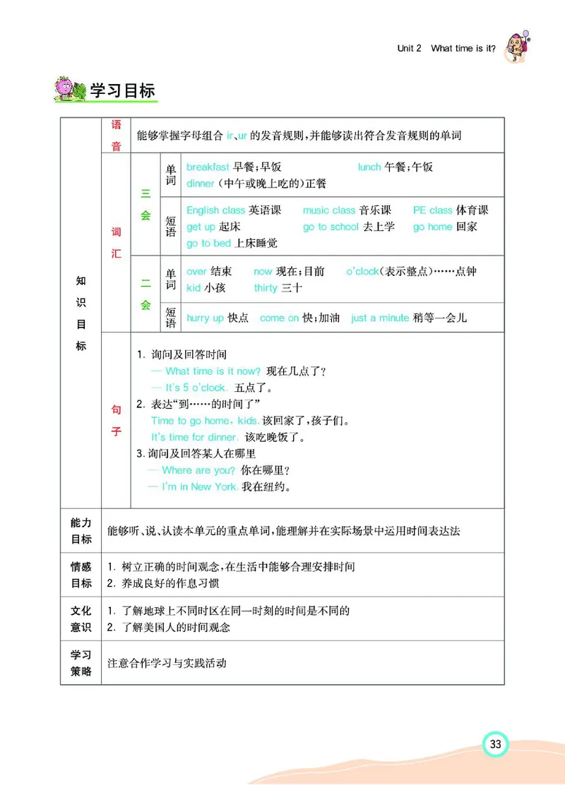 七彩课堂人教版英语4年级学生用书_26春四年级上下册人教版_四上英语合集人教版PEP英语四年级上册新教材（教学视频+课件+动画+音频+练习+教案）_17练习资料_《七彩课堂精品教辅》