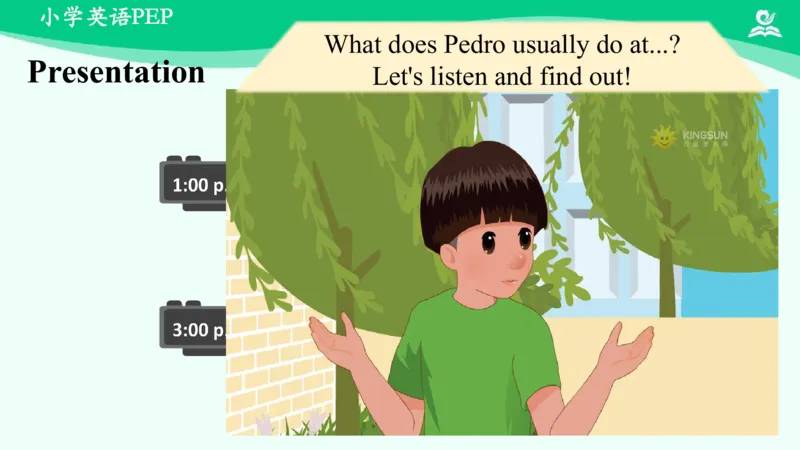 Unit1Myday-PartA课件_26春四年级上下册人教版_四上英语合集人教版PEP英语四年级上册新教材（教学视频+课件+动画+音频+练习+教案）_19同步教案课件_人教pep3_5年级下册_PDF课件