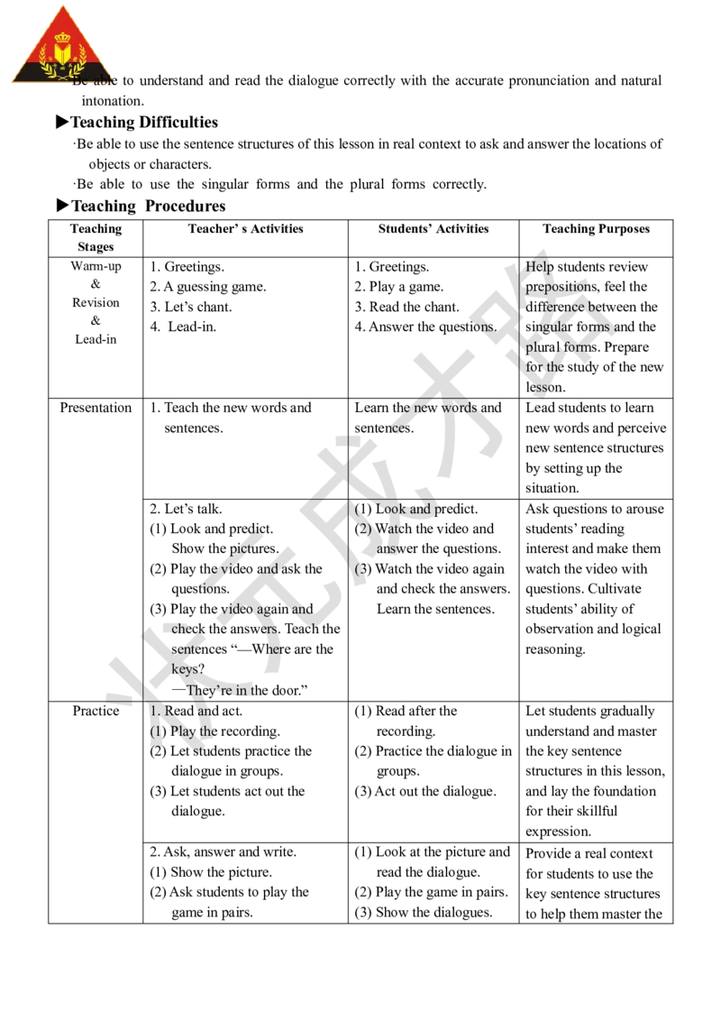 Thefourthperiod（第四课时）_26春四年级上下册人教版_四上英语合集人教版PEP英语四年级上册新教材（教学视频+课件+动画+音频+练习+教案）_19同步教案课件_人教pep3_3-6上册_4年级上册_554