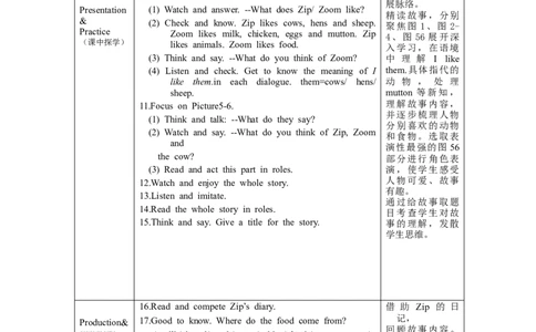C-教学设计_26春四年级上下册人教版_四上英语合集人教版PEP英语四年级上册新教材（教学视频+课件+动画+音频+练习+教案）_19同步教案课件_人教pep3_3-6下册_《之江汇教案》_4年级下册_817