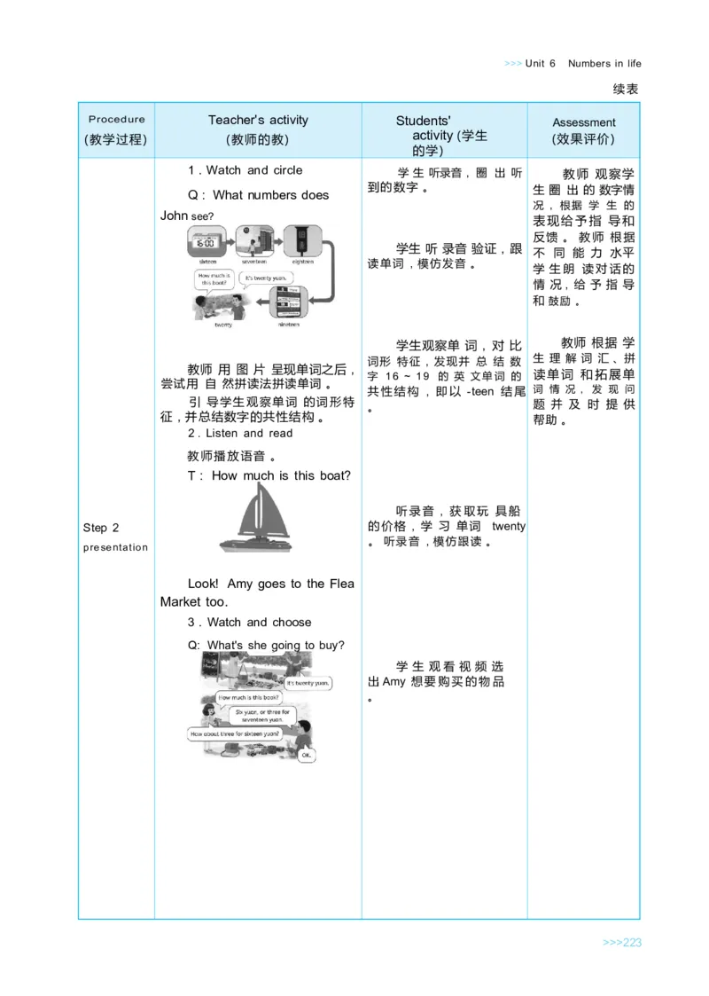Unit6Numbersinlife_26春四年级上下册人教版_四上英语合集人教版PEP英语四年级上册新教材（教学视频+课件+动画+音频+练习+教案）_19同步教案课件_人教pep3_3-6下册_3年级下册
