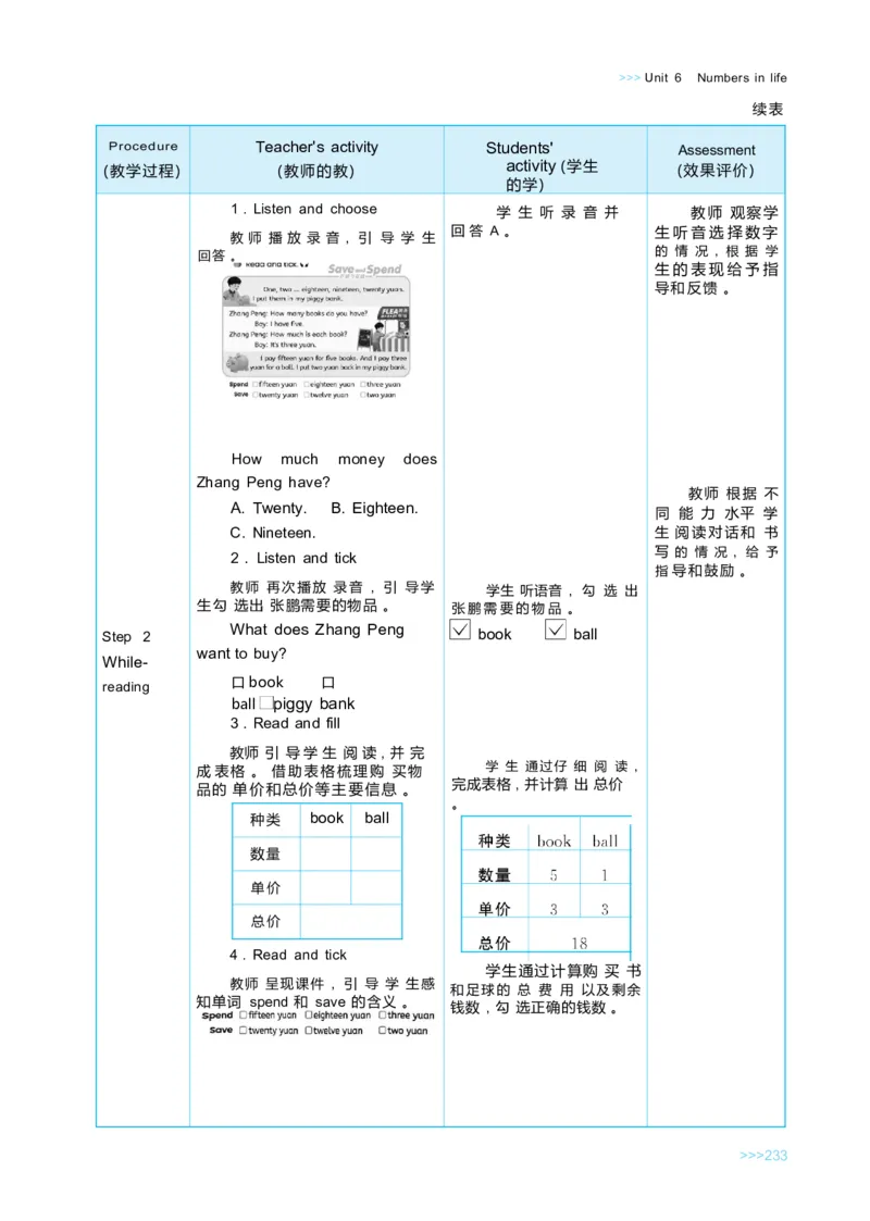 Unit6Numbersinlife_26春四年级上下册人教版_四上英语合集人教版PEP英语四年级上册新教材（教学视频+课件+动画+音频+练习+教案）_19同步教案课件_人教pep3_3-6下册_3年级下册