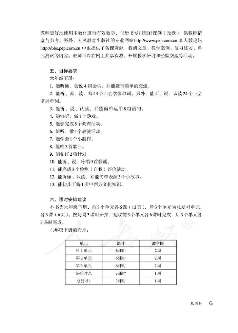 6下_26春四年级上下册人教版_四上英语合集人教版PEP英语四年级上册新教材（教学视频+课件+动画+音频+练习+教案）_16教师用书_小学英语_人教精通版小学英语(三起点)
