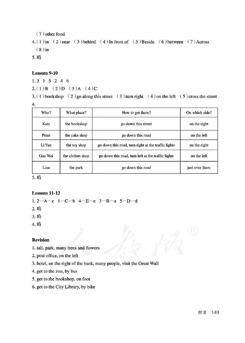 6下_26春四年级上下册人教版_四上英语合集人教版PEP英语四年级上册新教材（教学视频+课件+动画+音频+练习+教案）_16教师用书_小学英语_人教精通版小学英语(三起点)