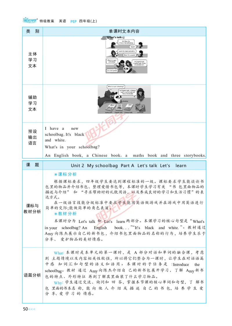 Unit2_26春四年级上下册人教版_四上英语合集人教版PEP英语四年级上册新教材（教学视频+课件+动画+音频+练习+教案）_19同步教案课件_人教pep3_小学英语PEP单独教案（3-6年级上下册）