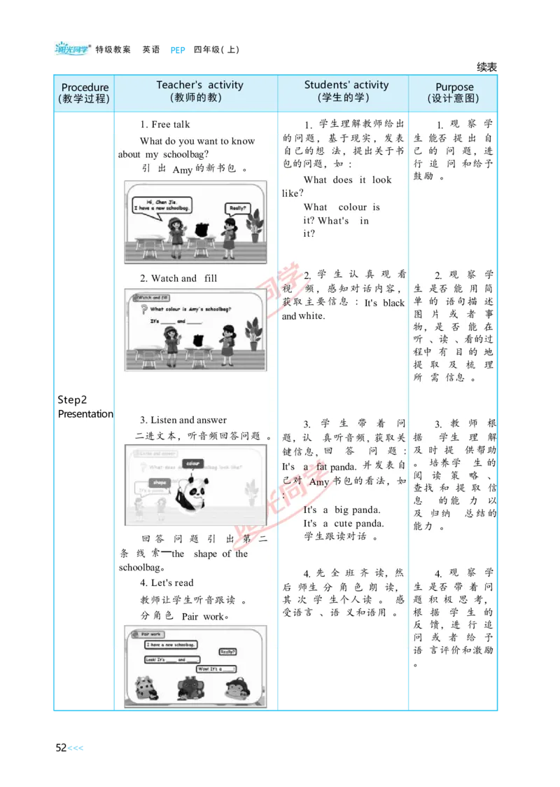 Unit2_26春四年级上下册人教版_四上英语合集人教版PEP英语四年级上册新教材（教学视频+课件+动画+音频+练习+教案）_19同步教案课件_人教pep3_小学英语PEP单独教案（3-6年级上下册）
