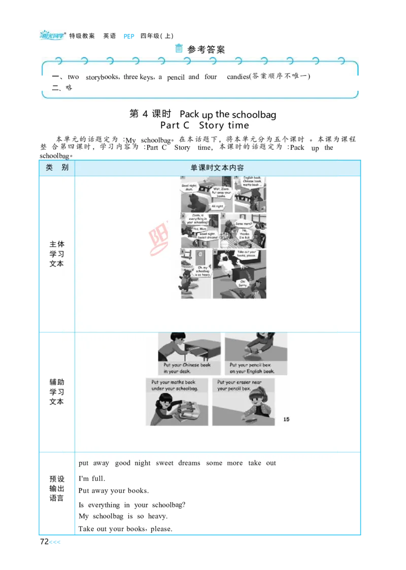 Unit2_26春四年级上下册人教版_四上英语合集人教版PEP英语四年级上册新教材（教学视频+课件+动画+音频+练习+教案）_19同步教案课件_人教pep3_小学英语PEP单独教案（3-6年级上下册）