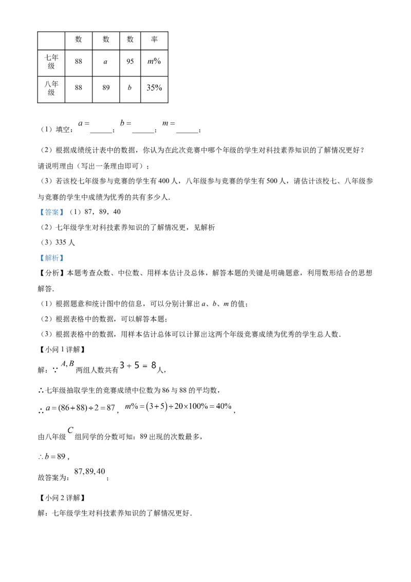 精品解析：2025年安徽省蚌埠市固镇县中考三模数学试题（解析版）_2025年安徽省中考模拟试卷数学_2025年安徽数学三模卷68份_精品解析：2025年安徽省蚌埠市固镇县中考三模数学试题