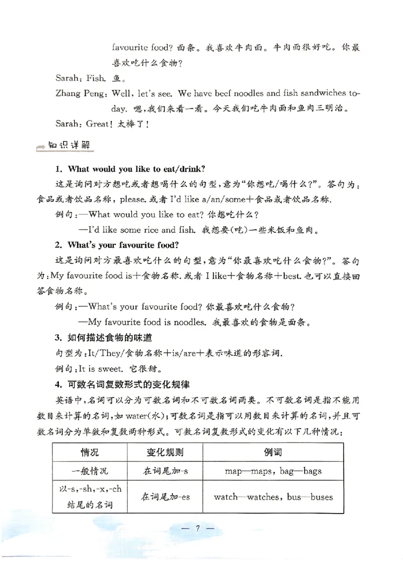 小学英语《单元知识梳理》5年级上册（25秋）_26春四年级上下册人教版_四上英语合集人教版PEP英语四年级上册新教材（教学视频+课件+动画+音频+练习+教案）_20知识点总结