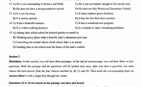 2025.12四级真题第2套_大学英语四六级_大学英语四级+六级_四级真题_四级真题_2025年12月CET4题+答案+音频新