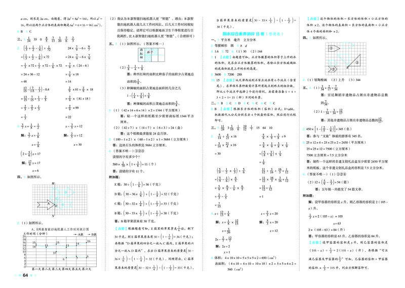 26春好卷五年级数学下（JJ版）_26春好卷数学冀教