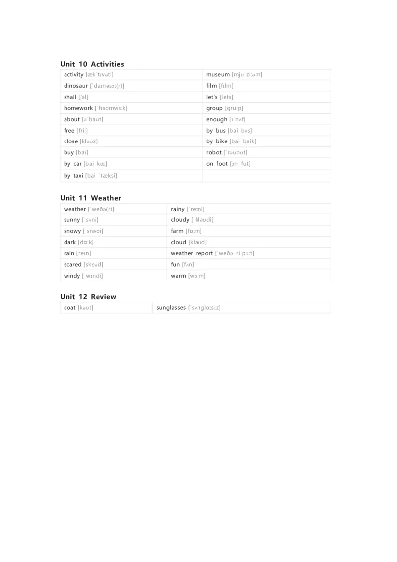 北师大版（三起）英语五年级下册单词默写表_26春四年级上下册人教版_四上英语合集人教版PEP英语四年级上册新教材（教学视频+课件+动画+音频+练习+教案）_17练习资料_北师大版