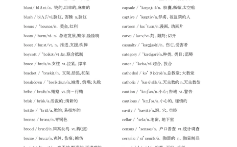 英语六级听力词汇&mdash;高频词汇带音标_大学英语四六级_赠送_四六级作文模板+单词_四六级词汇