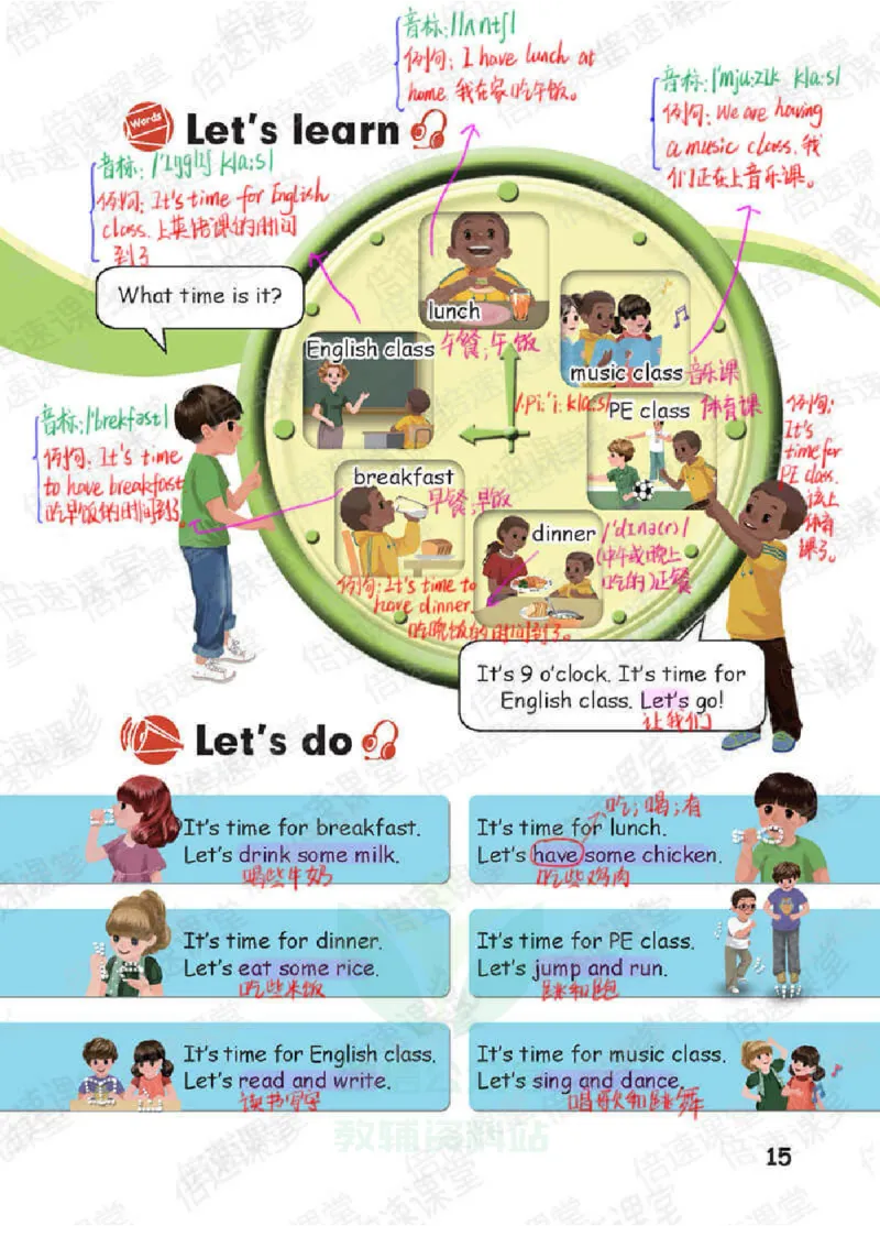 四年级下册英语人教PEP版课堂笔记_26春四年级上下册人教版_四上英语合集人教版PEP英语四年级上册新教材（教学视频+课件+动画+音频+练习+教案）_17练习资料_《课堂笔记》