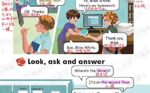 四年级下册英语人教PEP版课堂笔记_26春四年级上下册人教版_四上英语合集人教版PEP英语四年级上册新教材（教学视频+课件+动画+音频+练习+教案）_17练习资料_《课堂笔记》