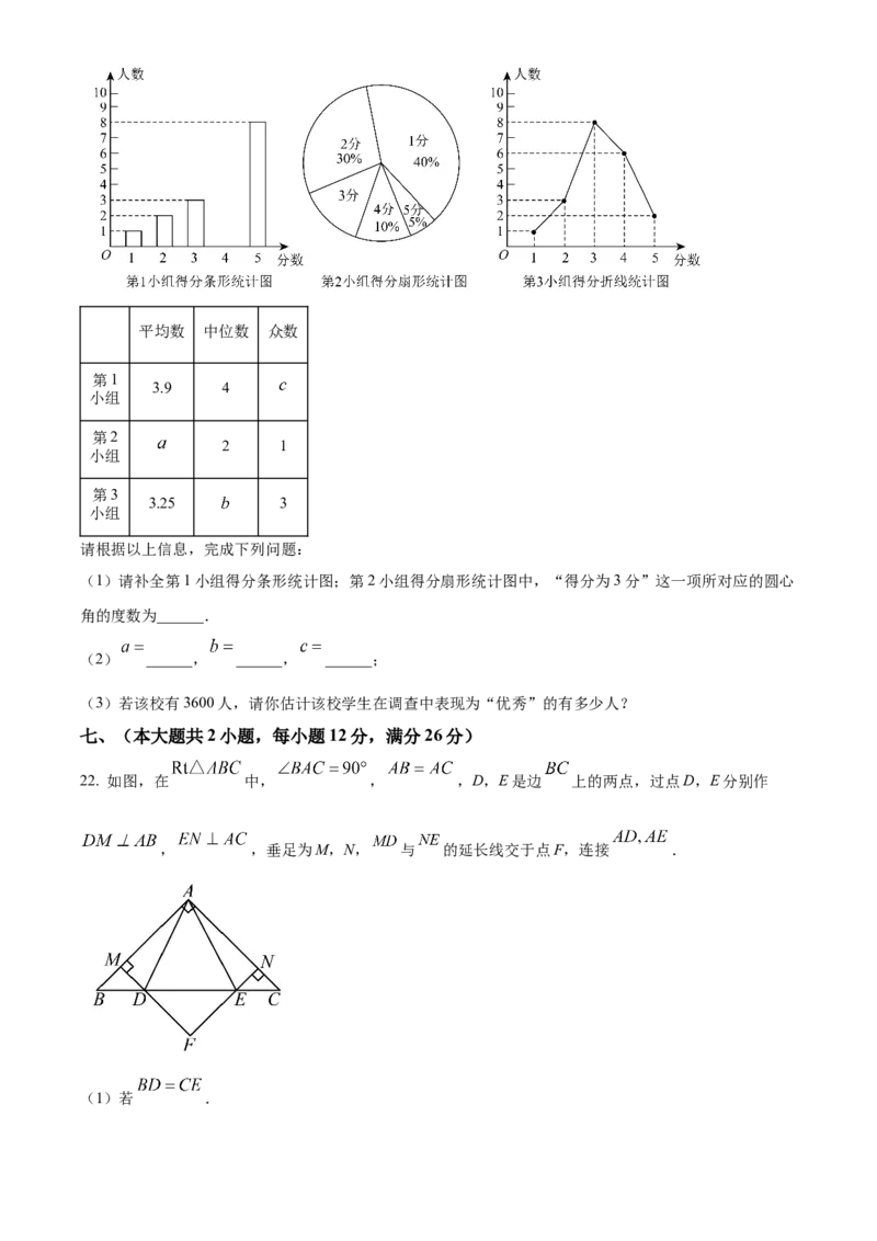 精品解析：2025年安徽省合肥市第四十五中学九年级中考数学一模试卷（原卷版）_2025年安徽省中考模拟试卷数学_2025年安徽数学一模卷62份