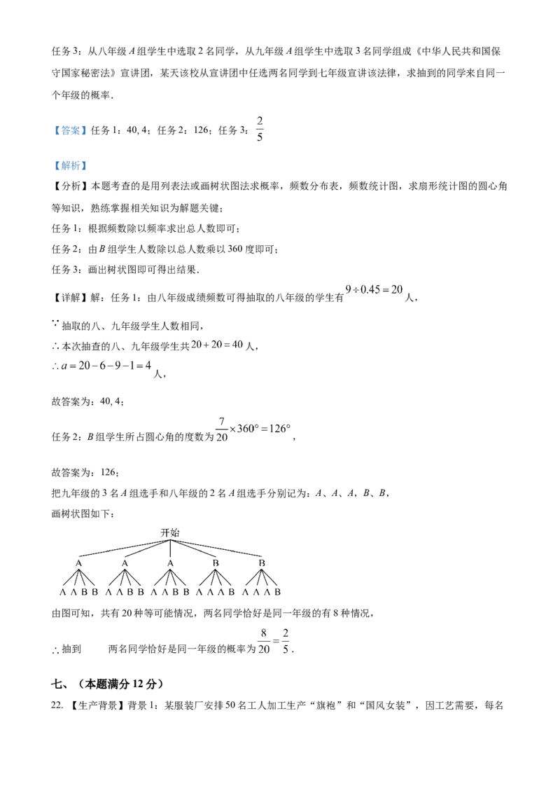 精品解析：安徽省合肥市百校联赢2025安徽名校大联考最后一卷数学试题（解析版）_2025年安徽省中考模拟试卷数学_2025年安徽数学三模卷68份