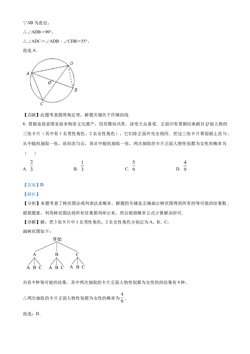 精品解析：2025年安徽省合肥市第四十二中学中考一模数学试卷（解析版）_2025年安徽省中考模拟试卷数学_2025年安徽数学一模卷62份