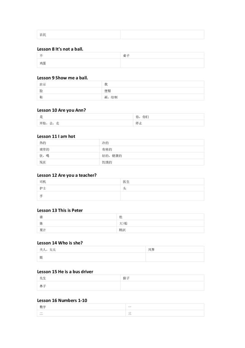 接力版英语三年级上册单词默写表_26春四年级上下册人教版_四上英语合集人教版PEP英语四年级上册新教材（教学视频+课件+动画+音频+练习+教案）_17练习资料_《小学英语单词默写表》