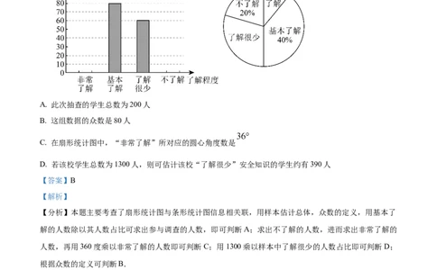 精品解析：安徽省淮南市凤台县部分学校2024-2025学年九年级下学期第二次联考试卷（解析版）_2025年安徽省中考模拟试卷数学_2025年安徽数学二模卷61份