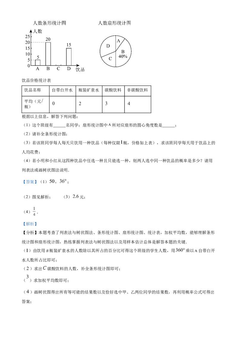 精品解析：2025年安徽省蚌埠市中考二模数学模拟卷（解析版）_2025年安徽省中考模拟试卷数学_2025年安徽数学二模卷61份_精品解析：2025年安徽省蚌埠市中考二模数学模拟卷