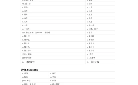 冀教版（一起）英语四年级下册单词默写表_26春四年级上下册人教版_四上英语合集人教版PEP英语四年级上册新教材（教学视频+课件+动画+音频+练习+教案）_17练习资料_冀教版（一起）