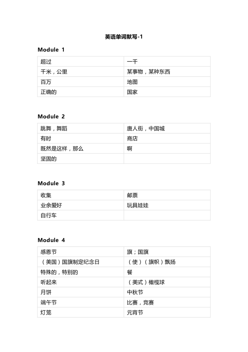 外研版（三起）小学英语六年级上册单词默写_26春四年级上下册人教版_四上英语合集人教版PEP英语四年级上册新教材（教学视频+课件+动画+音频+练习+教案）_17练习资料_3-6年级上册