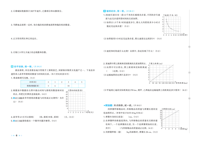 26春好卷六年级数学下（JJ版）_26春好卷数学冀教