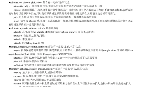 英语六级阅读词汇-六级阅读重难点词汇_大学英语四六级_赠送_四六级作文模板+单词_四六级词汇