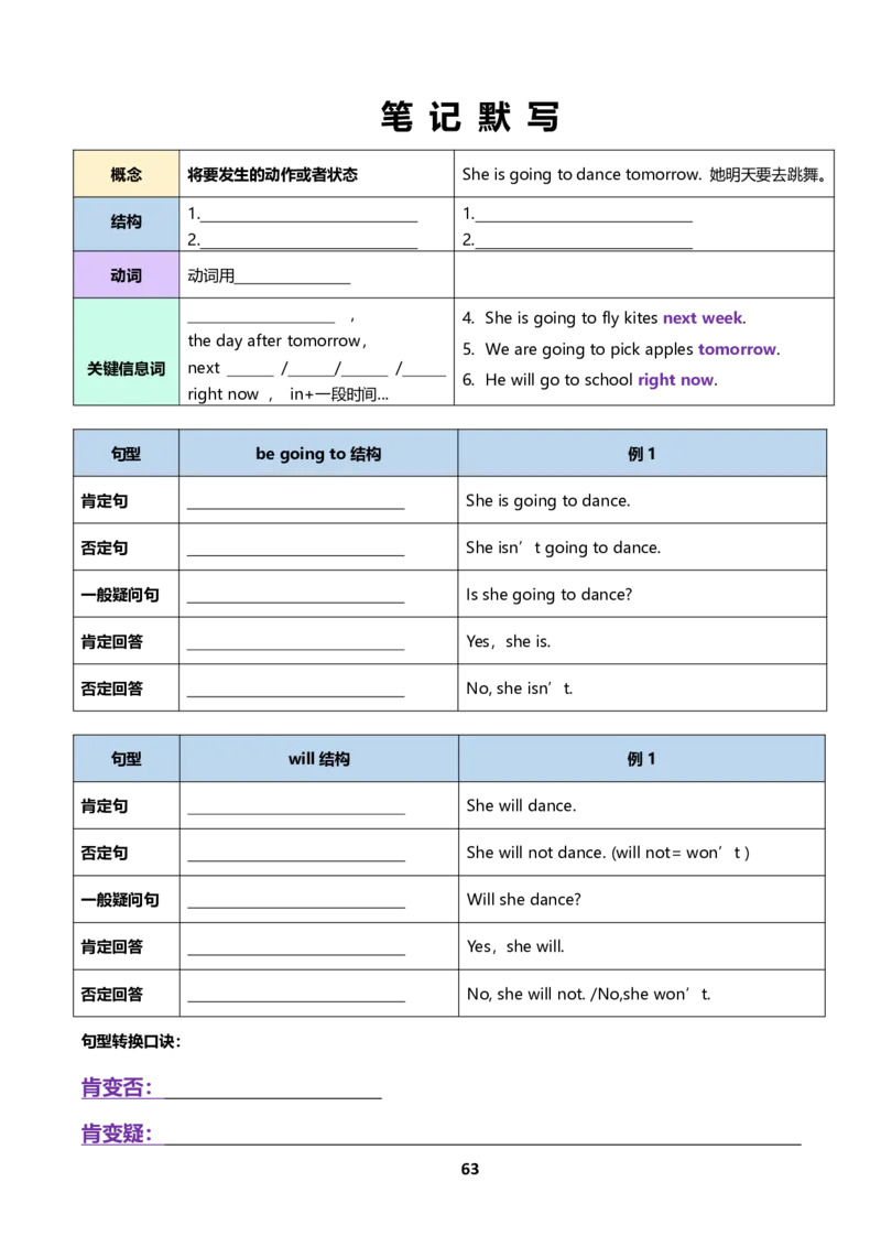 小学英语语法下册_26春四年级上下册人教版_四上英语合集人教版PEP英语四年级上册新教材（教学视频+课件+动画+音频+练习+教案）_17练习资料_小学英语（预习复习资料大礼包）