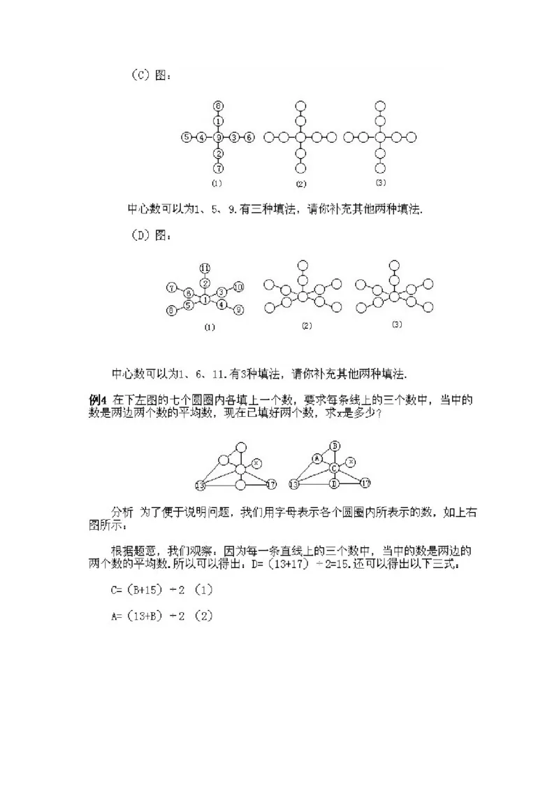 小学四年级下册数学奥数知识点讲解第9课《有趣的数阵图1》试题附答案_2026春人教版数学四年级下册_四下人教数学_四年级下册_拓展习题_奥数4年级下册