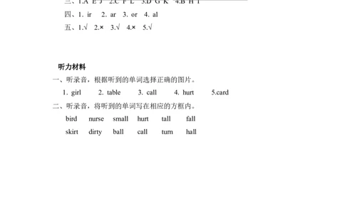 四下Unit6PartA第三课时_26春四年级上下册人教版_四上英语合集人教版PEP英语四年级上册新教材（教学视频+课件+动画+音频+练习+教案）_19同步教案课件_人教pep3_3-6年级下册_4年级下册