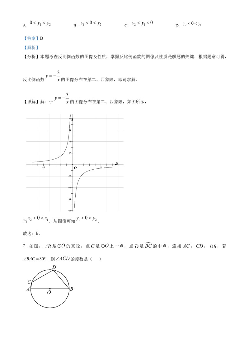 精品解析：2025年安徽省亳州市部分学校中考二模数学试卷-（解析版）_2025年安徽省中考模拟试卷数学_2025年安徽数学二模卷61份