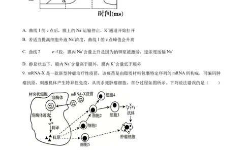 精品解析：2026届山东临沂市高三下学期普通高中学业水平等级考试模拟生物试题（原卷版）