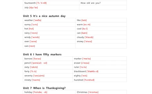 北京版（一起）英语三年级上册单词默写表_26春四年级上下册人教版_四上英语合集人教版PEP英语四年级上册新教材（教学视频+课件+动画+音频+练习+教案）_17练习资料_北京版