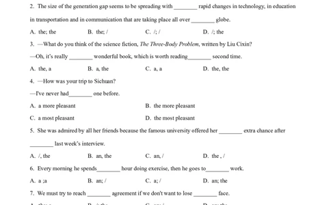 02冠词与代词常考点专练(原卷版)-2022年高考英语一轮复习小题多维练(新高考专用版)_03高考英语_新高考复习资料_2022年新高考资料_2022年新高考英语一轮复习