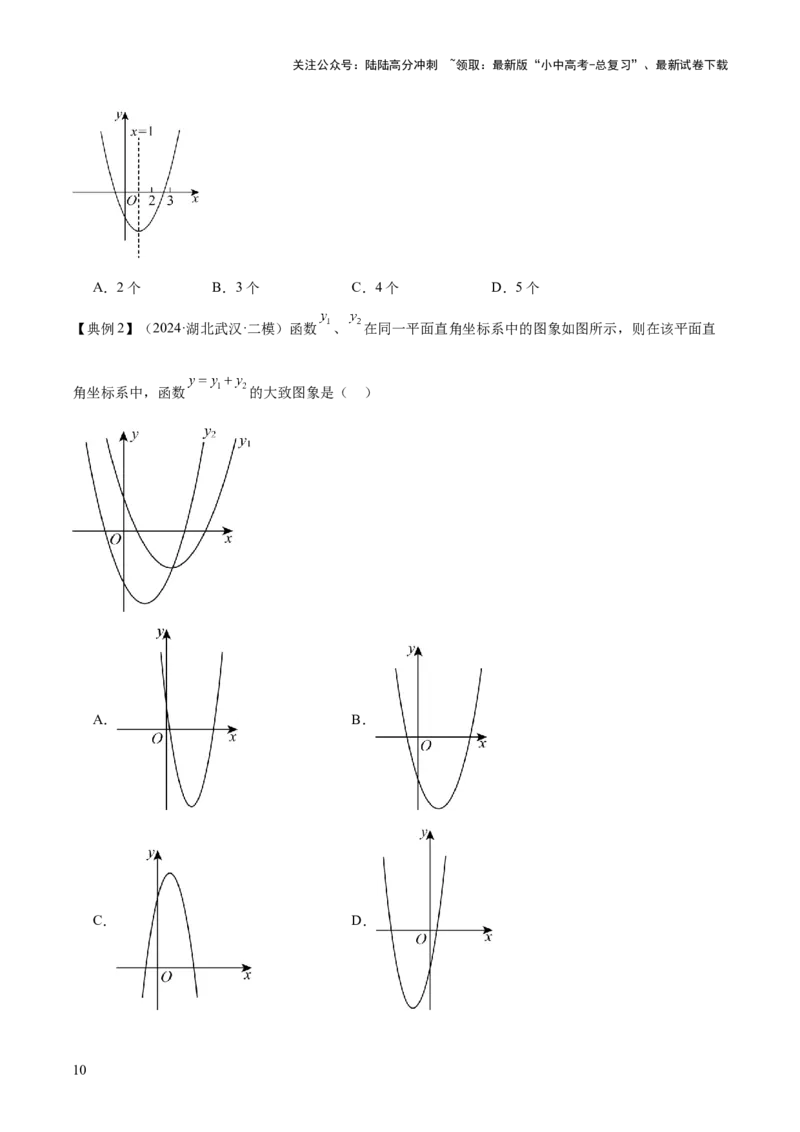 专题06二次函数（5大模块知识梳理+9大考点+5大易错点）原卷版_02中考总复习（2026版更新中）_02-数学-中考总复习_2025中考复习资料_2025年中考数学一轮知识梳理