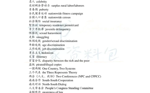 英语四六级考试段落翻译常用词汇_大学英语四六级_赠送_四六级作文模板+单词_阅读