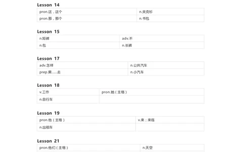 北京版（一起）英语二年级下册单词默写表_26春四年级上下册人教版_四上英语合集人教版PEP英语四年级上册新教材（教学视频+课件+动画+音频+练习+教案）_17练习资料_北京版