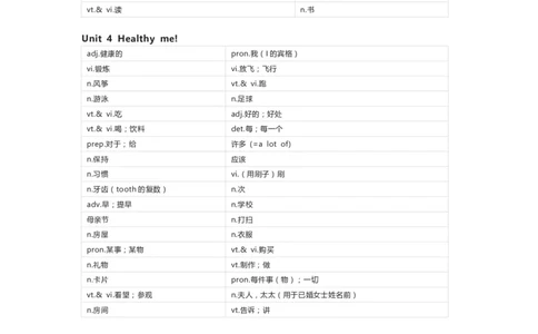 冀教版（一起）英语三年级下册单词默写表_26春四年级上下册人教版_四上英语合集人教版PEP英语四年级上册新教材（教学视频+课件+动画+音频+练习+教案）_17练习资料_冀教版（一起）