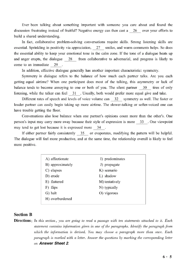 六级真题合并版2021-2025年12月_大学英语四六级_大学英语四级+六级_六级真题