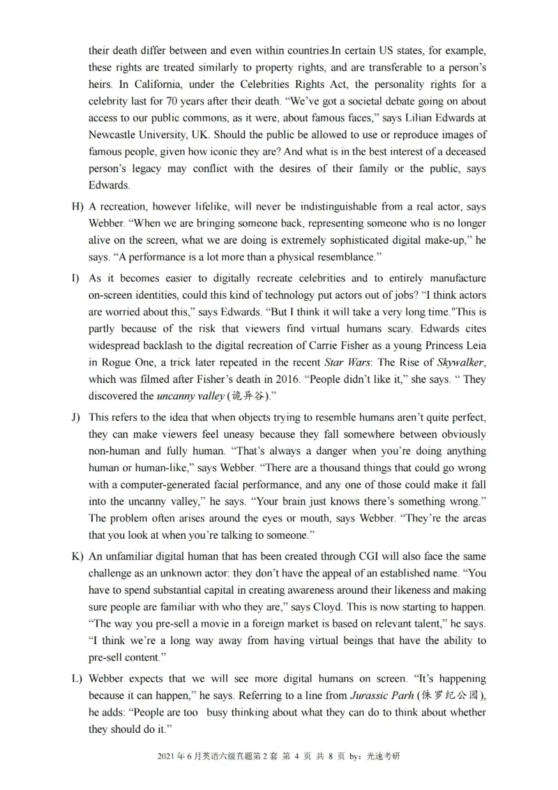 六级真题合并版2021-2025年12月_大学英语四六级_大学英语四级+六级_六级真题