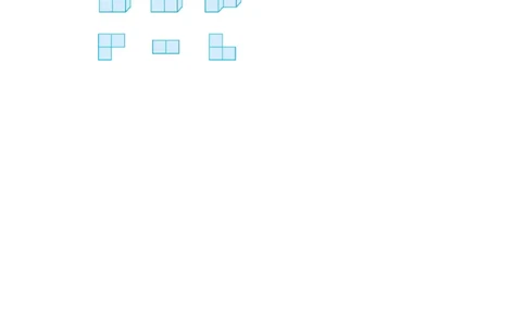 2.1从不同位置观察一个正方体搭成的几何组合体的形状_2026春人教版数学四年级下册_四下人教数学_四年级下册_课时练