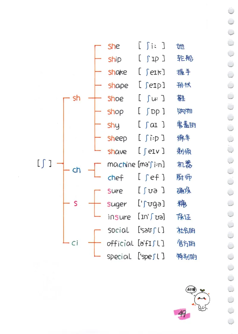 小学英语音标+自然拼读彩绘笔记（102页）_26春四年级上下册人教版_四上英语合集人教版PEP英语四年级上册新教材（教学视频+课件+动画+音频+练习+教案）_17练习资料