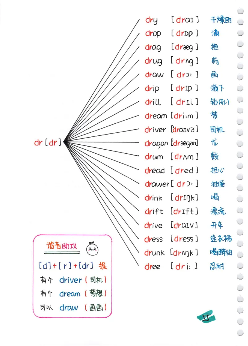 小学英语音标+自然拼读彩绘笔记（102页）_26春四年级上下册人教版_四上英语合集人教版PEP英语四年级上册新教材（教学视频+课件+动画+音频+练习+教案）_17练习资料